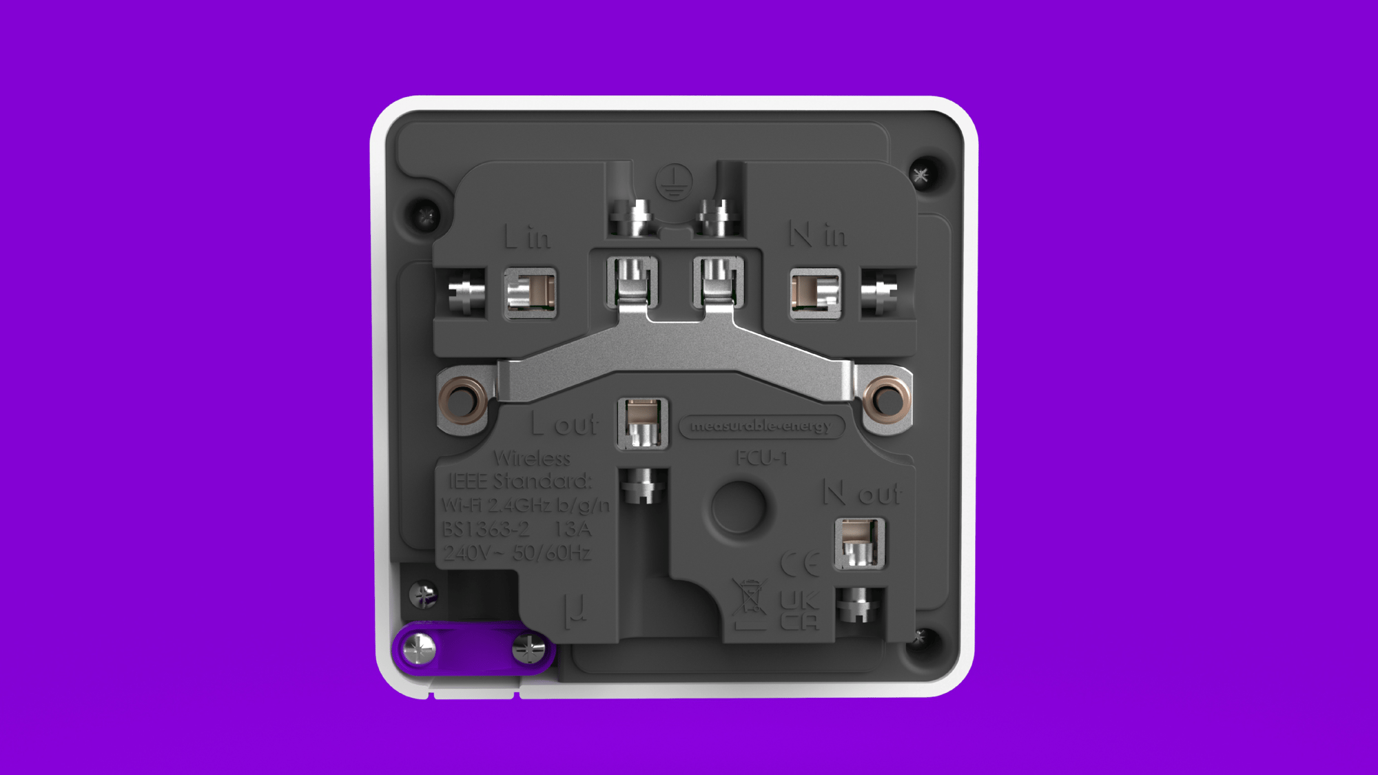 The back of the fused spur.