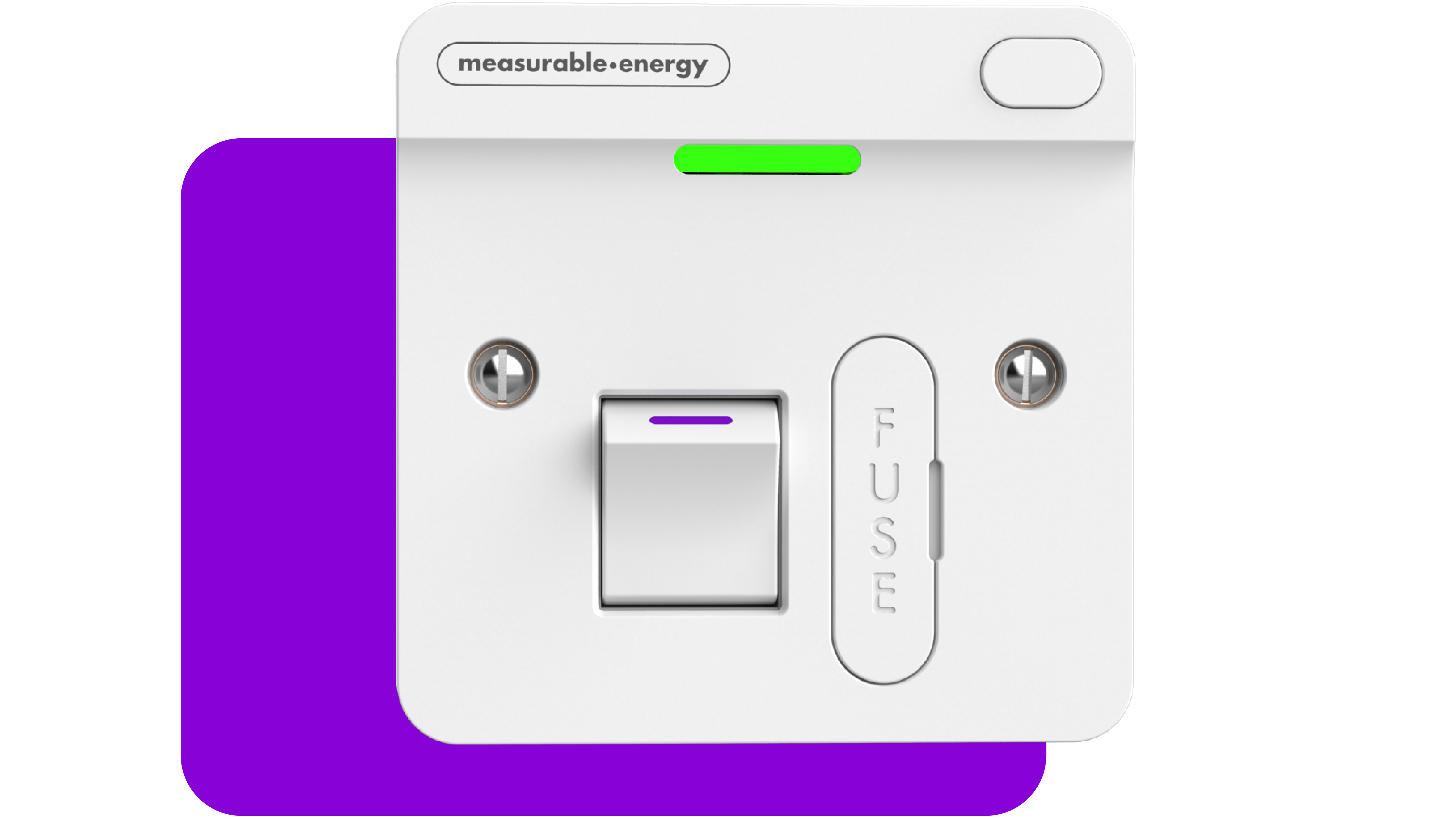 measurable.energy fused spur on a purple background.